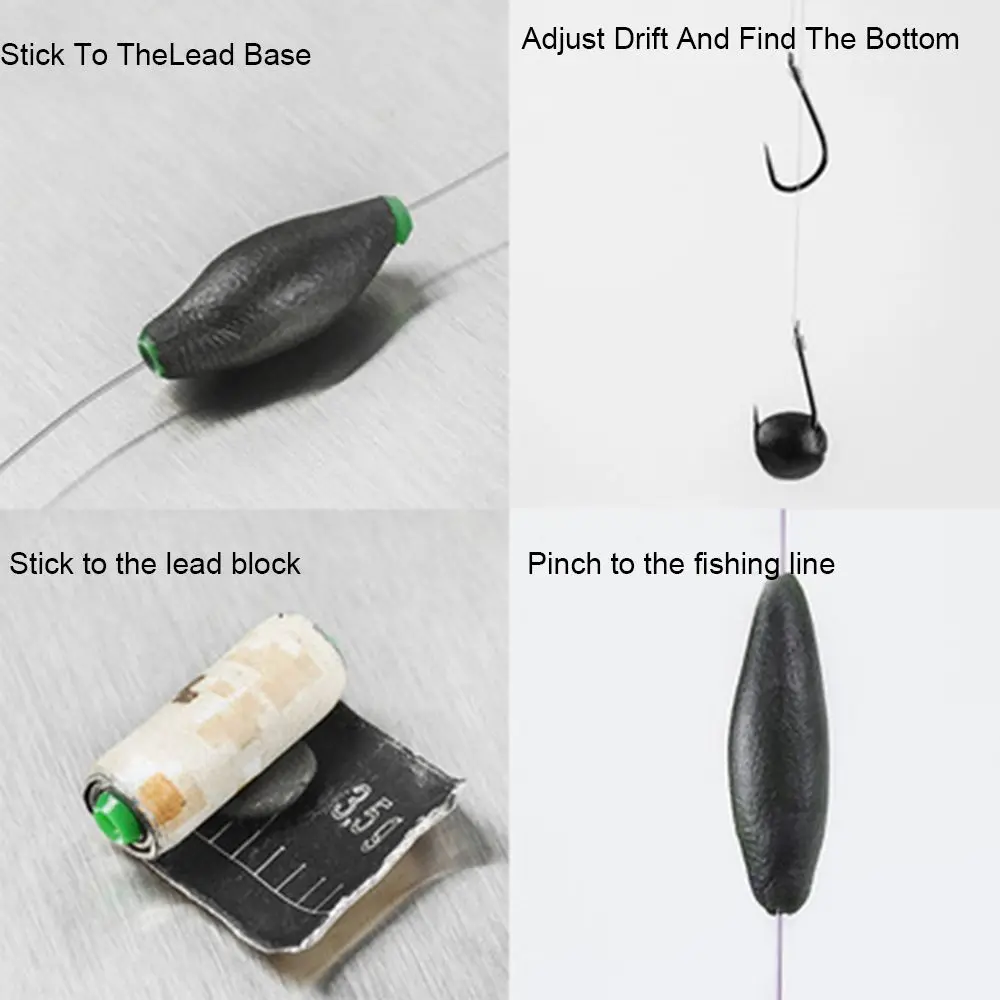 12 г/25 г Мягкая Вольфрамовая грязь для ловли карпа вес грузила шпатлевка