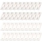 Магнитные защелки для шкафов, комплект из 20 магнитных зажимов, скрытые втулки для дверей, стикеры для шкафов, ящиков, шкафов, мебели