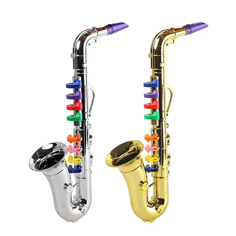 

Simulation 8 Tones Saxophone Trumpet Children Musical Instrument Toy Party Props 24BD