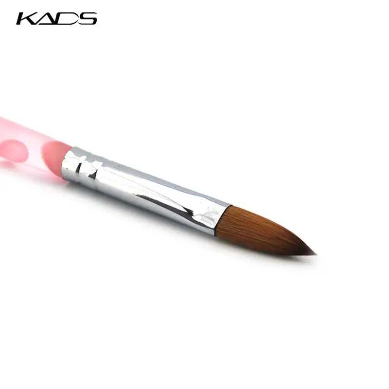 Kads 5 шт. набор щетка для ногтей 2#/4#/6#/8#/10# акриловый маникюр кисть дизайн искусство ногтей картина кисть колонковая кисть