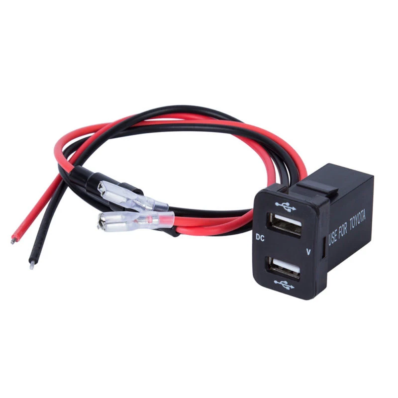 1 шт. 4.2A 12V двойной зарядное устройство usb Вольтметр для розетки Мощность адаптер подходит для Toyota