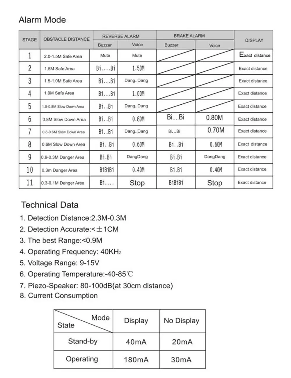 4 sensori Auto Parktronic LED Digital Parking Reverse Backup retroilluminazione Display parcheggio Auto sistema di rilevamento Radar di retromarcia - Hf243dd6b3cec4d28a815cb1ba8a743e1J