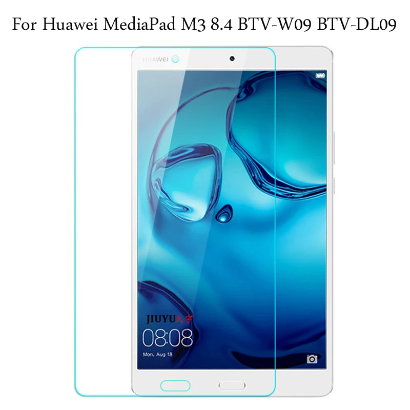 Glass Film Магнитный матовый кожаный смарт-чехол для huawei MediaPad M3 8,4 BTV-W09 BTV-DL09 Авто Пробуждение сна Стенд откидной Чехол+ подарок - Цвет: Glass Film