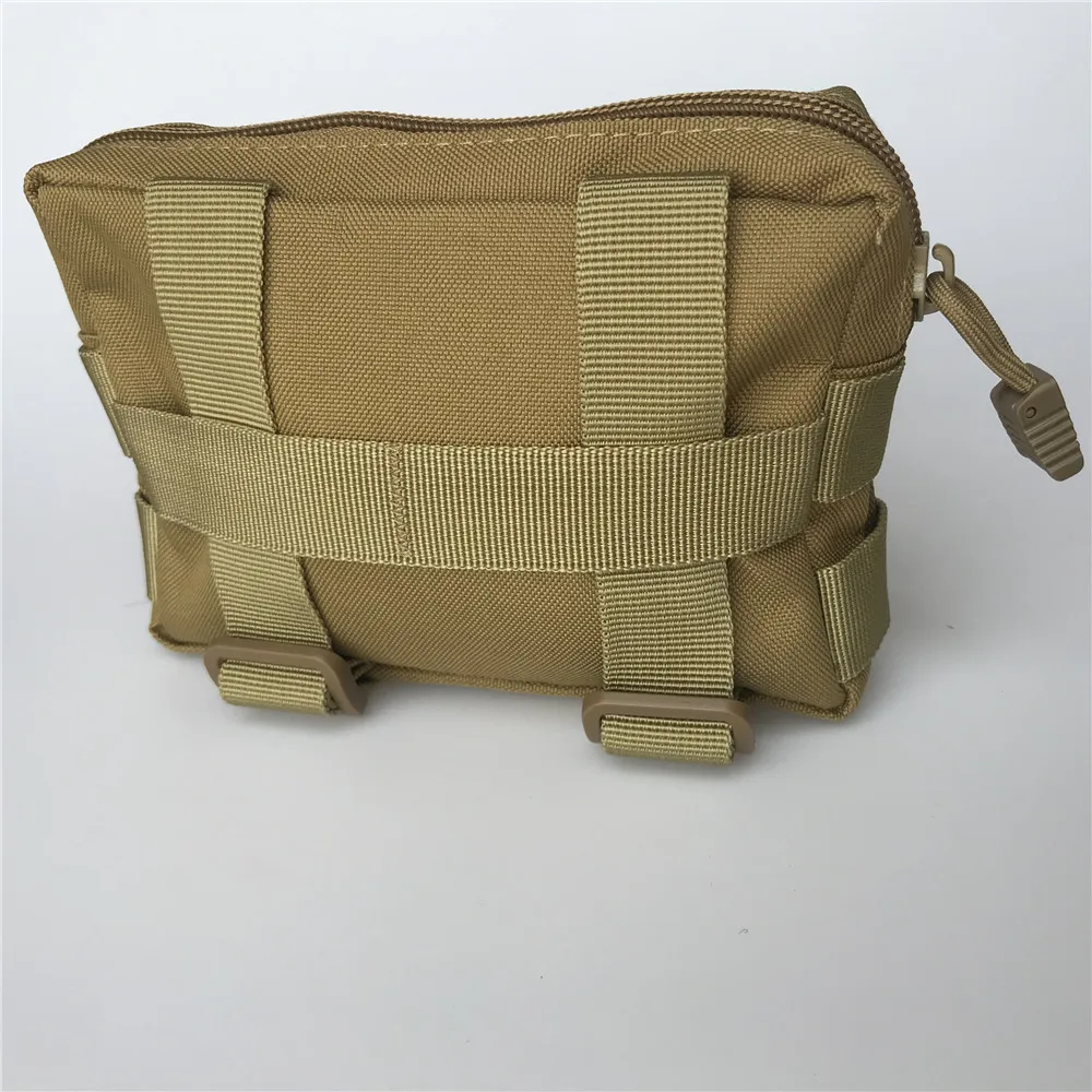 

1000D Nylon Outdoor Molle Bag Multifunctional EDC Molle Tool Zipper Waist Pack Accessory Tactical Waist Bag