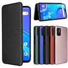 Чехол для Umidigi A7S, роскошный флип-чехол из углеродного волокна с магнитной адсорбцией, противоударный чехол для Umidigi A7S A7 S UmidigiA7S, чехол для телефона