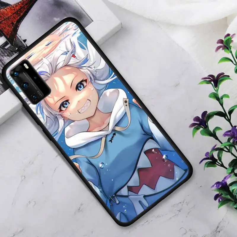 

Anime Hololive Usada Pekora gawr gura Phone Case For Huawei Nova 2 3 4 5 7 I T Plus E Pro Se Y 5 6 7 8 9 10 P Plus Prime 2018 S