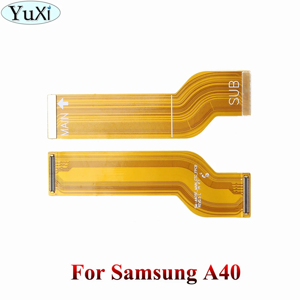 YuXi для Samsung Galaxy A10 A20 A30 A305F A40 A50 A60 A70 A750 A920 материнская плата разъем ЖК-дисплей USB