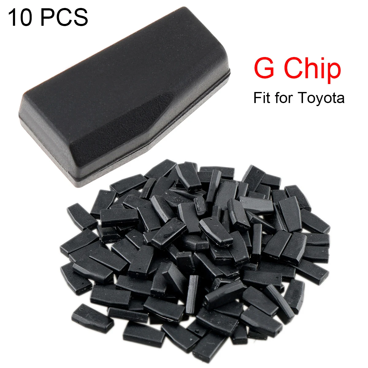 

10pcs Blank G Auto Carbon Chip Car Key Transponder Chip Keyless Entry Transmitter Automobile Key Chip IC for Toyota Cars