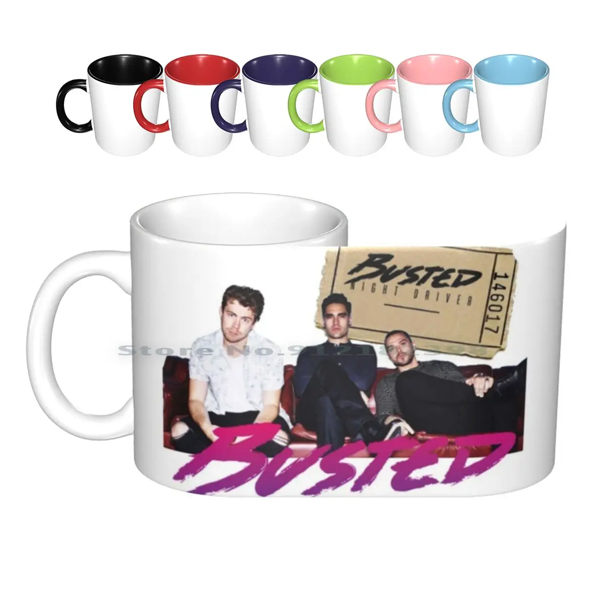 

Busted Night Driver Tour Ceramic Mugs Coffee Cups Milk Tea Mug Busted Busted Tour Busted 2016 Busted 2017 Tour 2017 Busted Tour