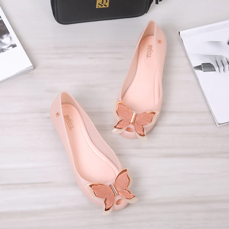 Melissa/обувь 2019 г. новые женские сандалии на плоской подошве брендовая Прозрачная