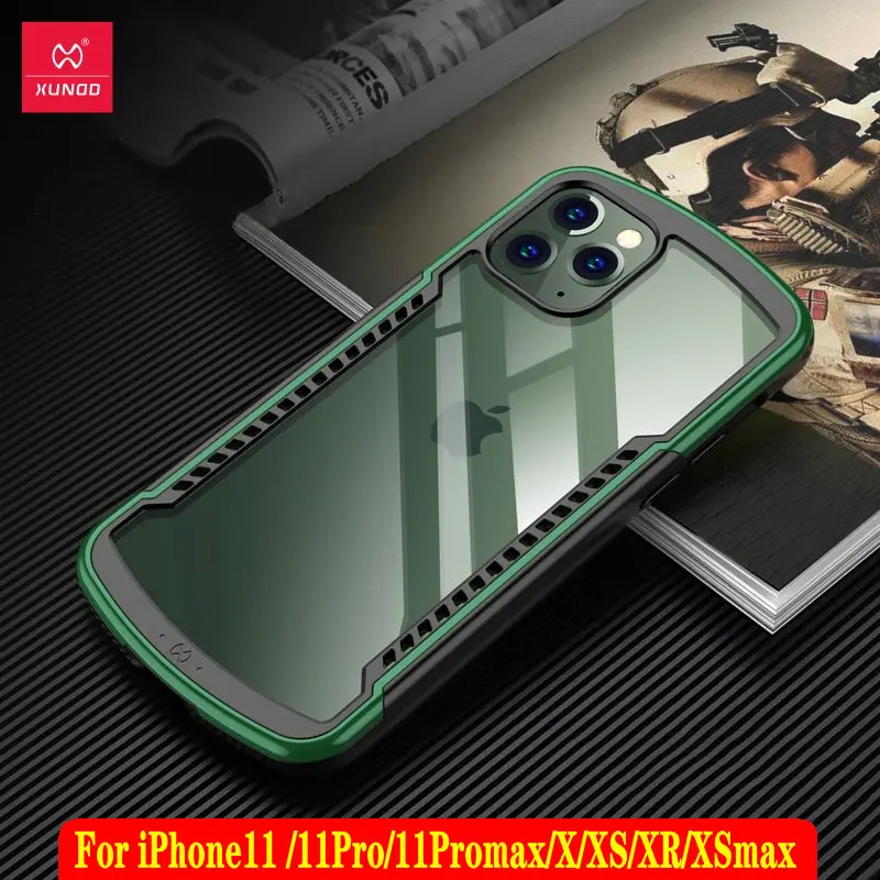 XUNDD новый стиль для Iphone 11Pro Max противоударный чехол рассеивающий тепло Apple XS MAX