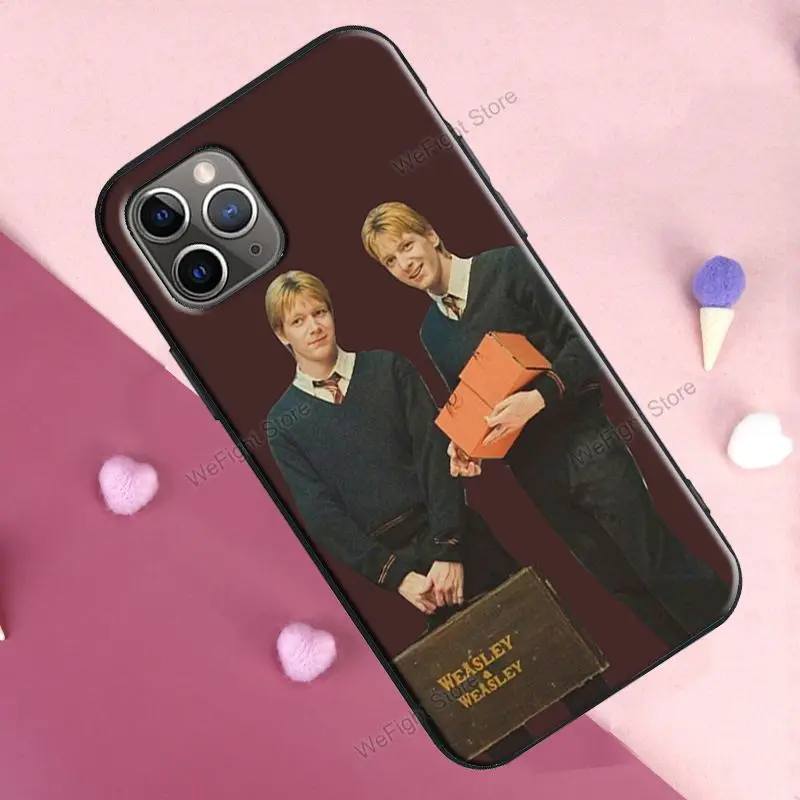 Fred and George Weasley Case For iPhone 12 mini 11 Pro Max XR X XS 6S 7 8 Plus SE 2020 Coque Funda Cover | Мобильные телефоны и