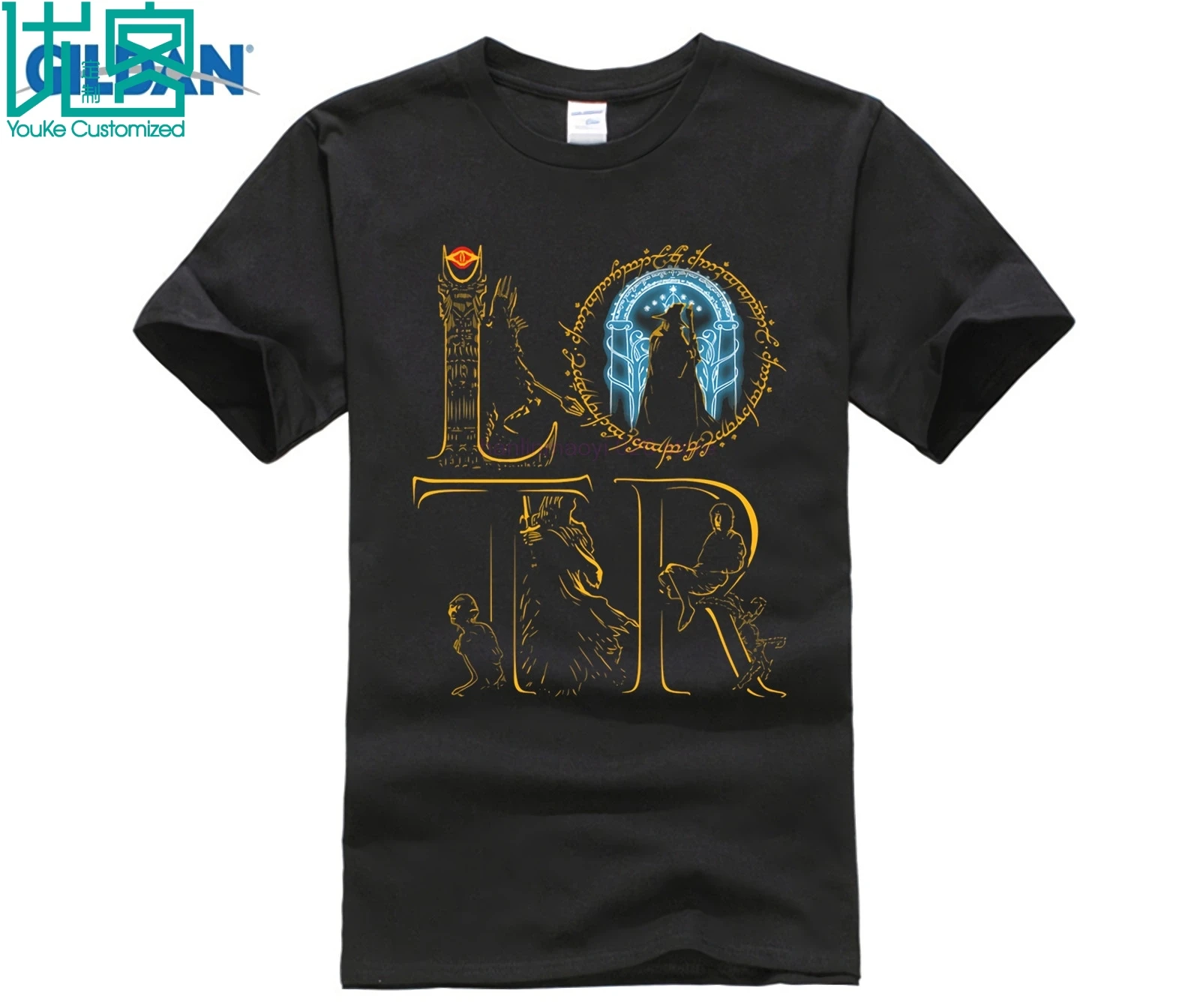 Футболки LOTR Sauron Gandalf The Lord Of Rings |