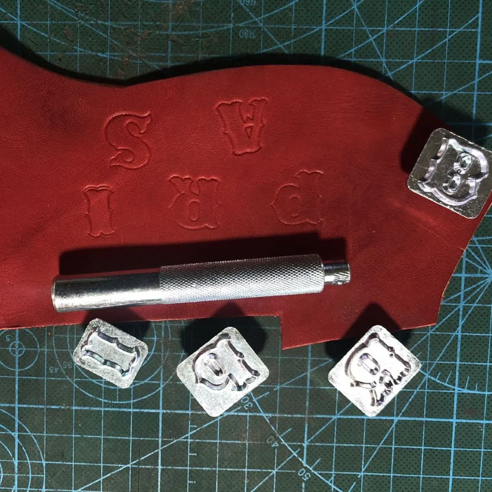 

Carving Leather Art Alphabet Set Letters Stamp Handmade Durable Portable Metal DIY Tools SCVD889