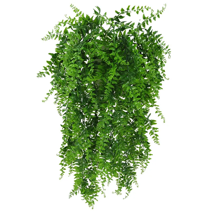 Искусственные искусственные бостонские папоротники подвесные Зеленые Лозы для