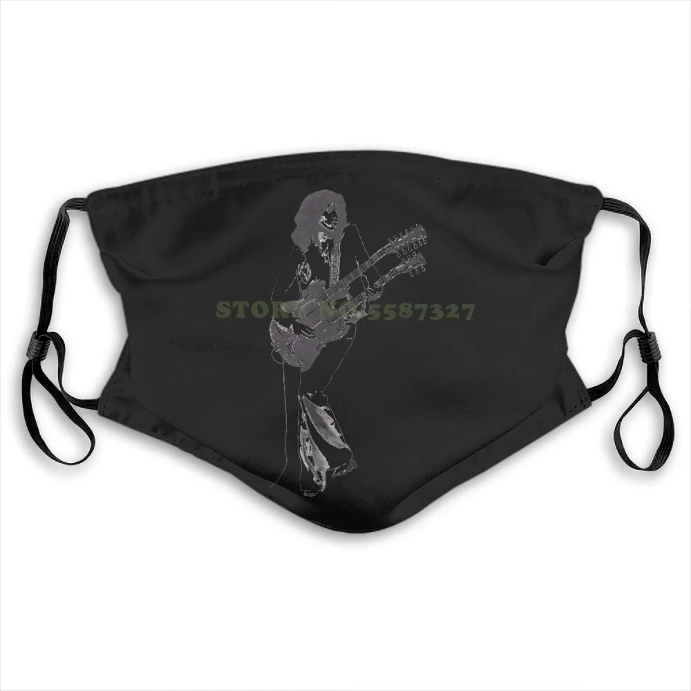 

Jimmy Page двойная гитара (маленькая) для мужчин, женщин, мужчин, маски для лица