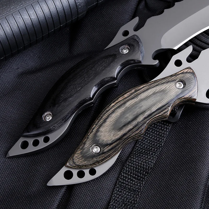 Стальной нож для выживания 440C Тактический Многофункциональный резец с