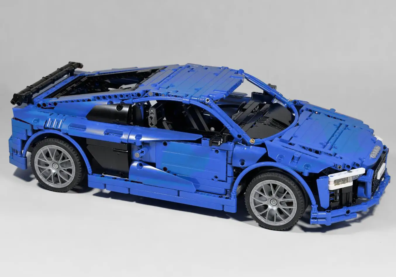 Новинка техника серии Audi по форме спортивного автомобиля R8 Technic MOC 4463 модели наборы строительных блоков Кирпичи diy игрушки подарок