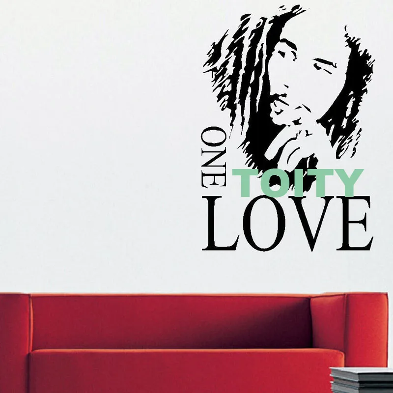 29 дизайнов Боб Марли регги раста Лев Сион плакат One Love Виниловая наклейка для стены Искусство дома комнаты декоративная Фреска