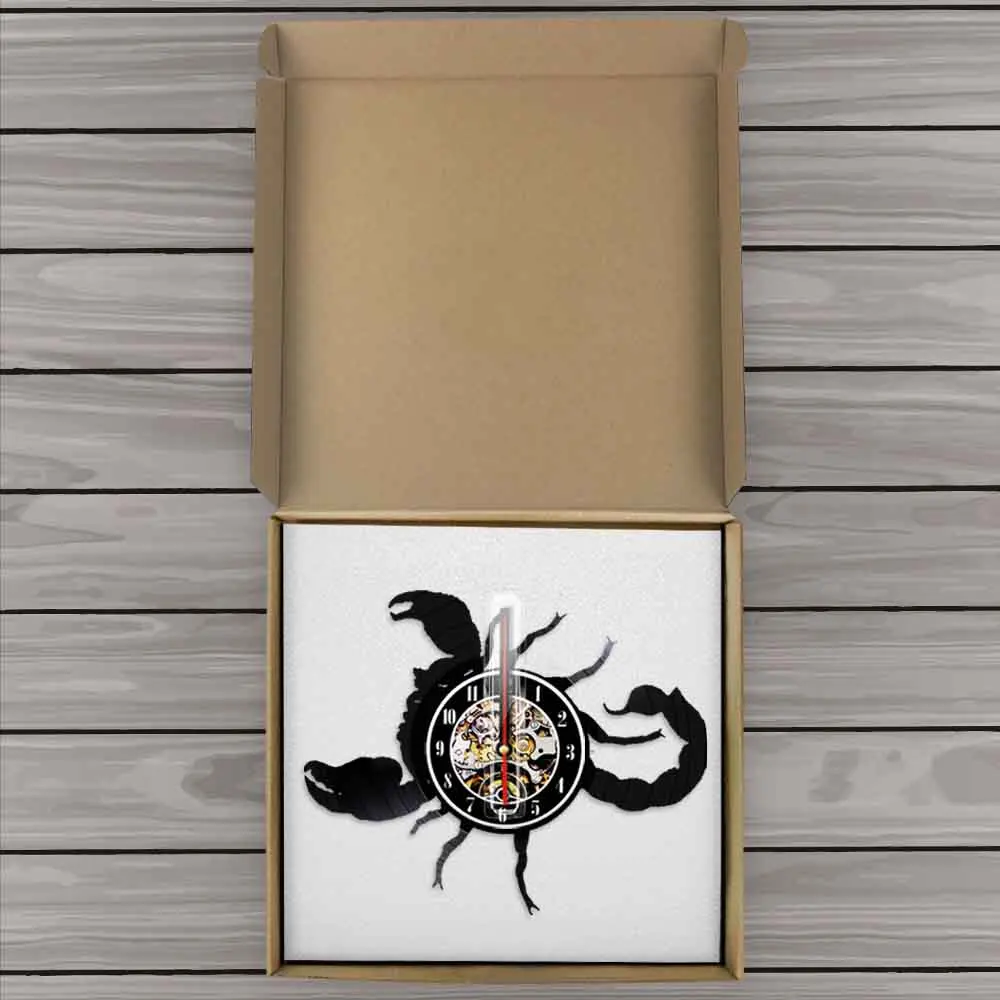 Настенные часы с изображением скорпиона и зодиака настенные со звездным знаком