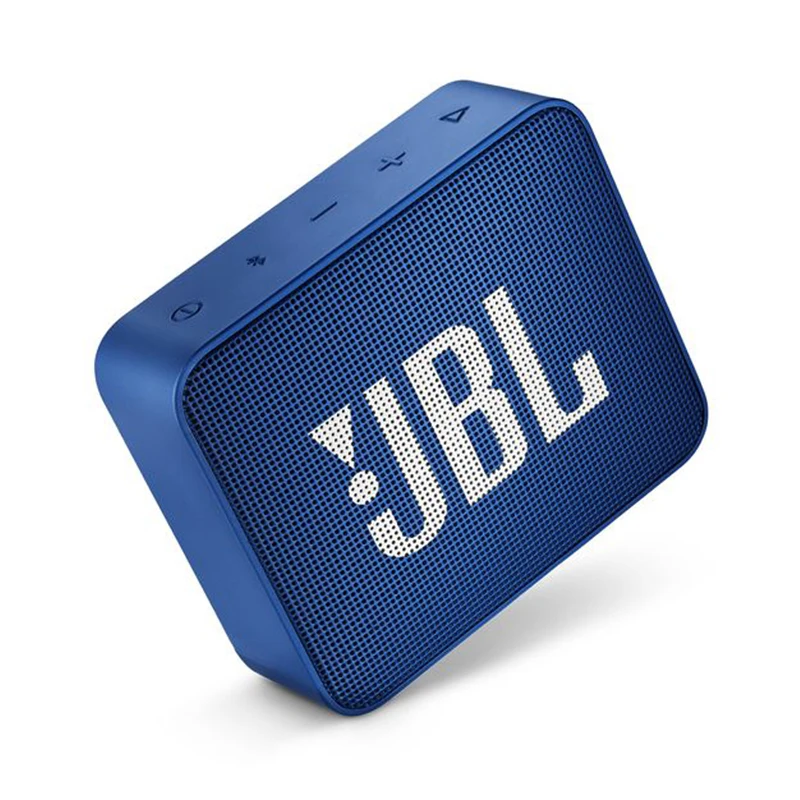 Оригинальная беспроводная портативная водонепроницаемая Bluetooth-колонка JBL GO 2 с микрофоном и аудиокабелем AUX IPX7 для использования на открытом воздухе.