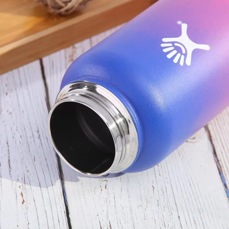 

In Stock Hydro 32oz/40oz Flask Thermos Flask Double Wall Vacuum Insulated Water Bottle Drinking Flask Thermos Bottle