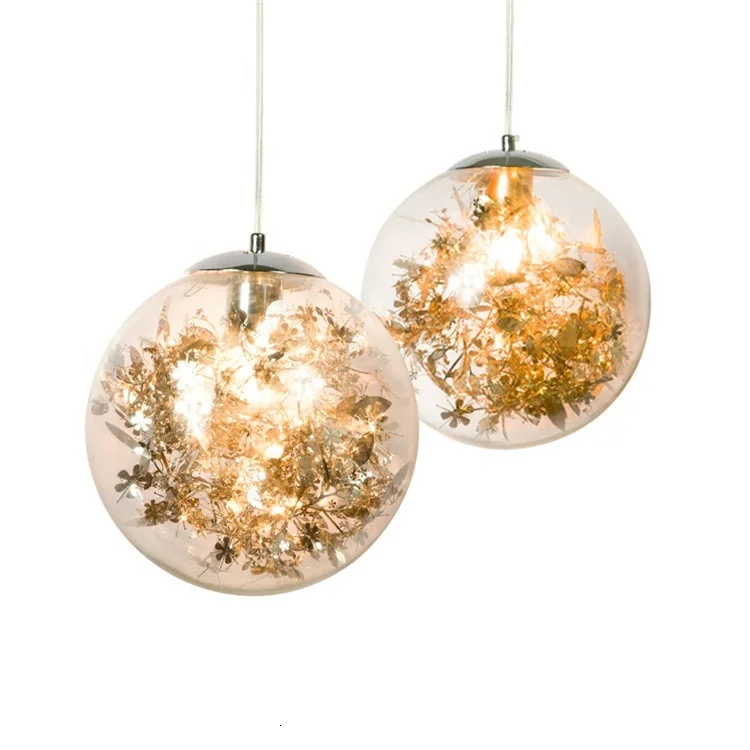 Contemporary Round Glass Ball Chandelier Hanging Lights Crystal Pendant Light Kitchen Dining Bar | Лампы и освещение