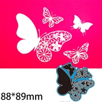 8889mm butterfly hollow flower metal cutting dies craft embossing scrapbooking paper craft greeting card