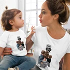 Футболка женская с принтом, семейный топ с надписью Super Mom Life Momlife, для мамы и дочери, летняя одежда с графическим принтом