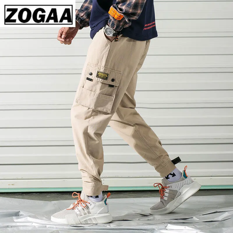 Мужские брюки карго повседневные штаны большого размера и с маленькими ножками
