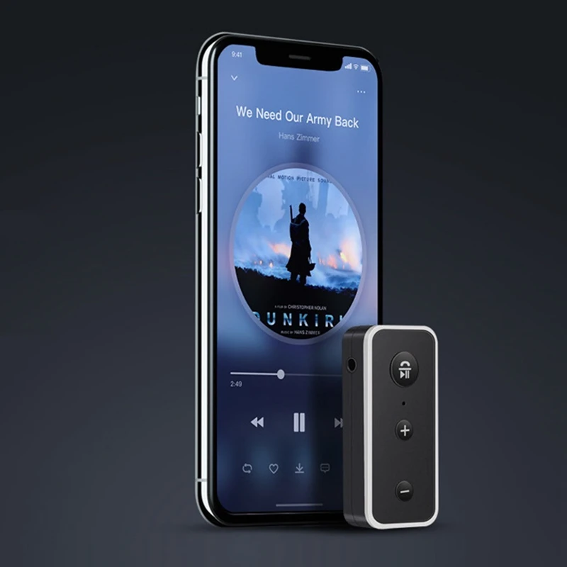 

3.5MM AUX Jack Bluetooth Receiver Transmitter Audio Wireless Adapter for Car PC Headset Mic Bluetooth 5.0 Receiver