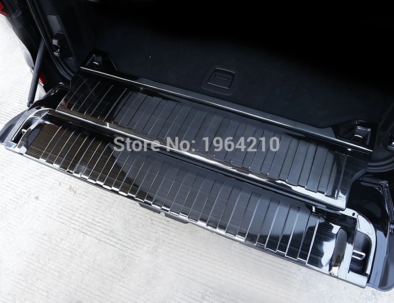 Для BMW X5 G05 2019 2020 нержавеющая внутренняя задняя дверь багажника Бампер Защитный