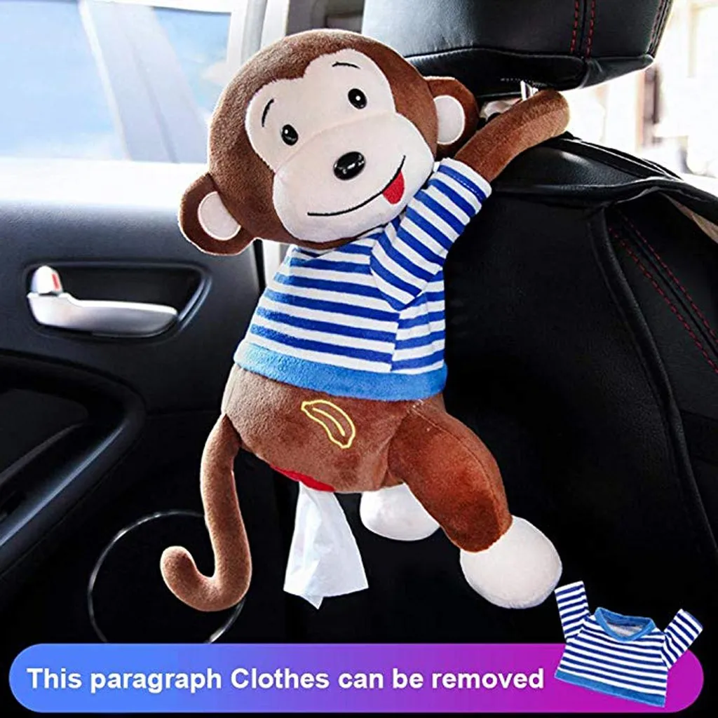 Автомобиль креативный тканевый футляр в виде симпатичной обезьянки нижнее белье