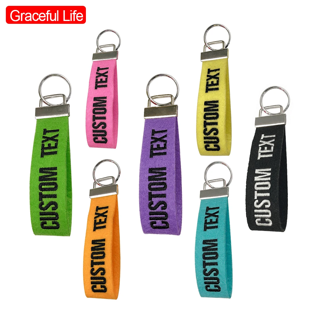 100% оригинальный брелок с именем на заказ ремешок запястье из искусственной кожи