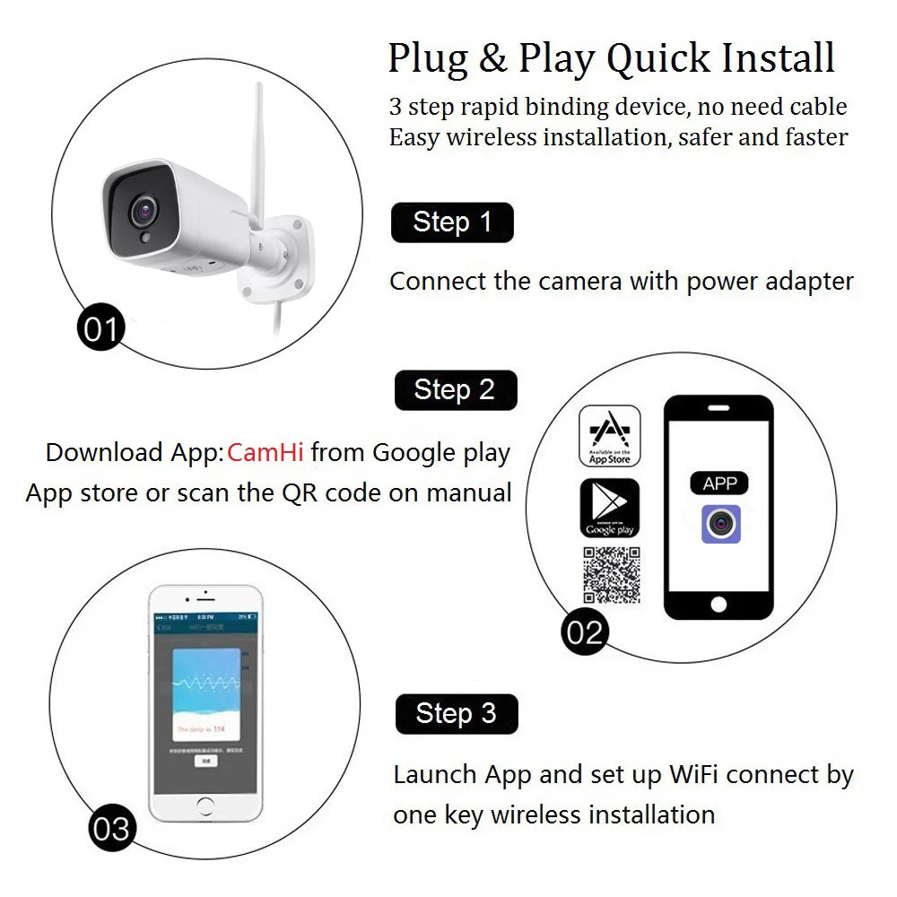 IP камера наружная 5 МП 2 Мп 1080P Wi Fi 4 МП|wireless wifi ip camera|wifi cameraip camera |