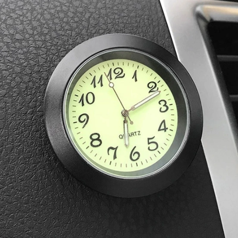 Автомобильные часы светящиеся мини автомобили внутренние цифровые механические