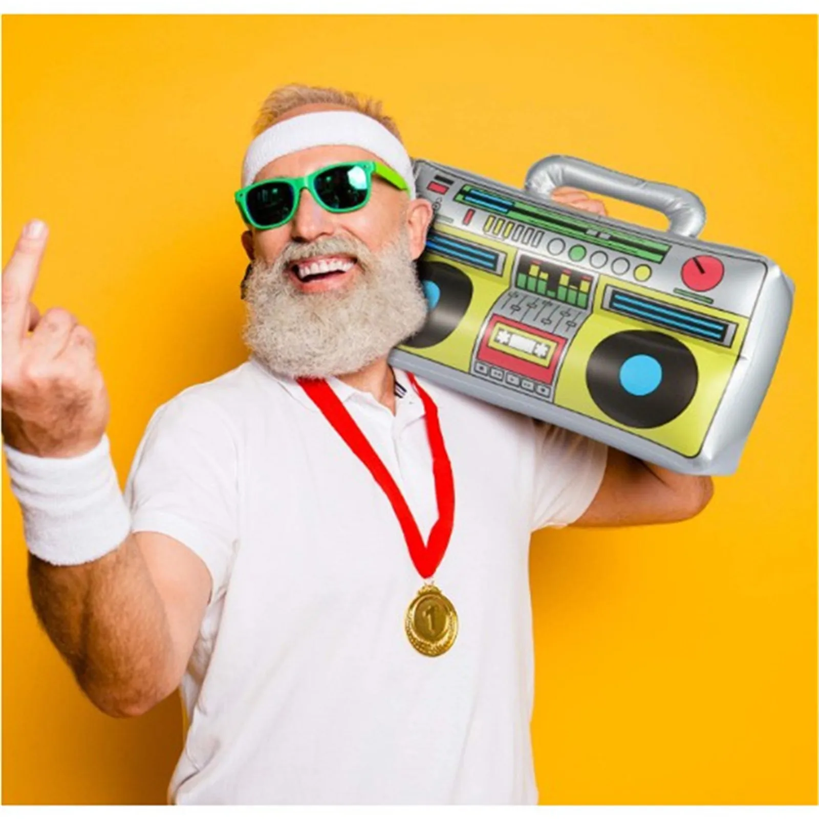 Надувные радио надувной мобильный телефон реквизит для 80s 90 вечерние украшения