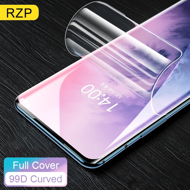 RZP 99D полное покрытие изогнутый экран протектор для OnePlus 7 Pro 7Pro мягкая ПЭТ ТПУ