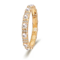 ornapeadia hot sale fashion vintage bracelet for women palace baroque style pearl luxury exquisite bracelet wholesale bangles