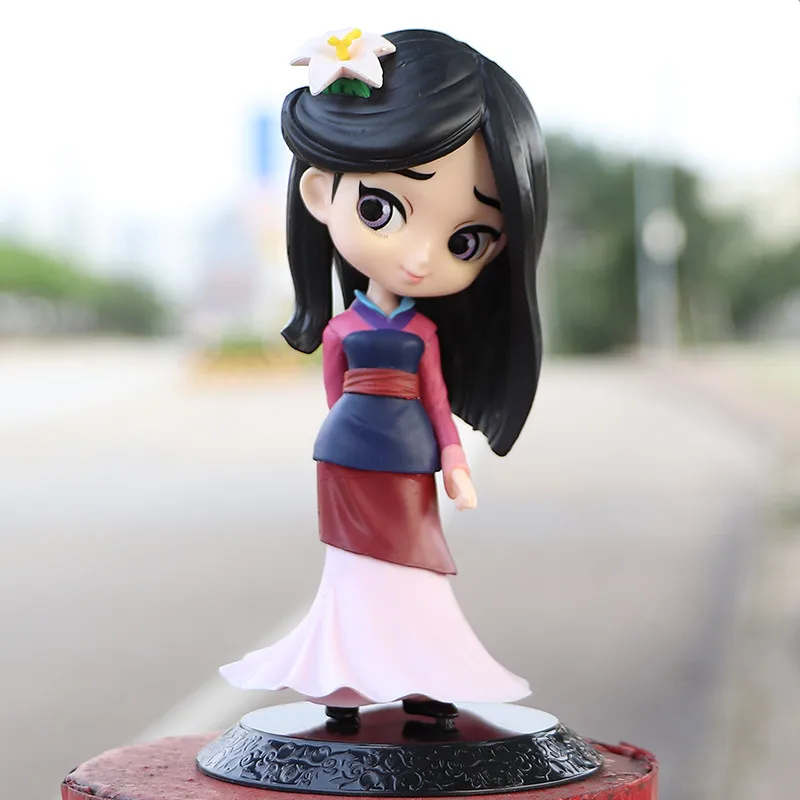 Фигурка принцессы Мулан Disney 14 см Q Posket игрушечная фигурка-торт анимационная