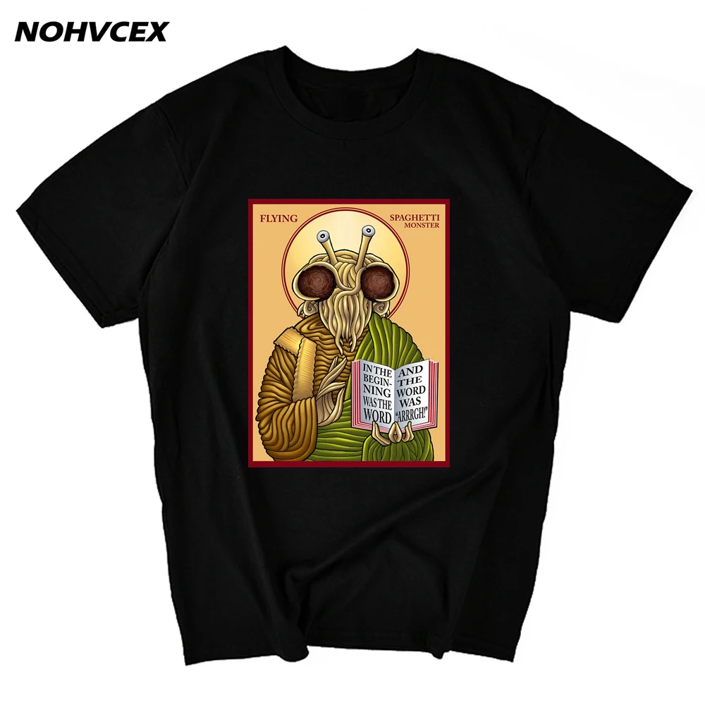 Летние Стильные мужские футболки с принтом и круглым воротником FSM летающий