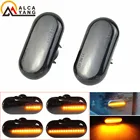 Светодиодный динамический боковой указатель поворота для Renault Clio 1, 2, KANGOO ESPACE, MEGANE, Teddy MASTER светильник для Nissan, Opel Smart, FORTWO