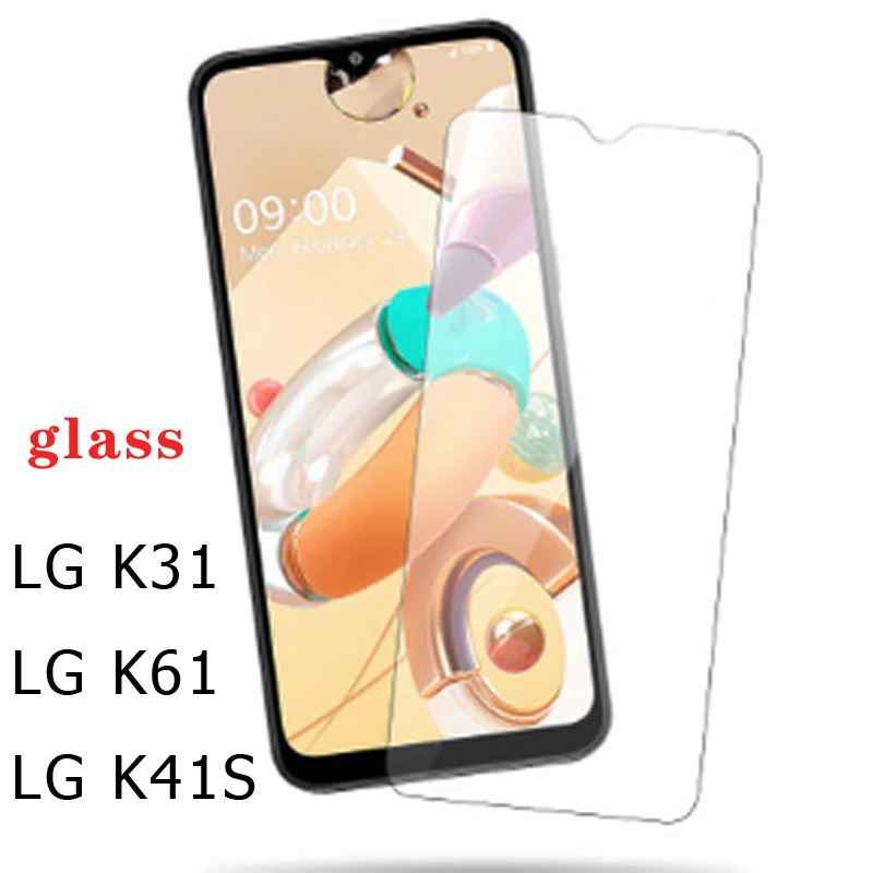 2 1 шт. защитное закаленное стекло для LG K41S K31 K61 крышка Взрывозащищенная ЖК пленка