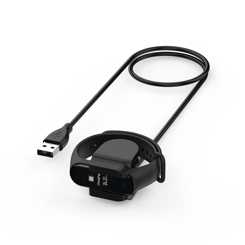 1 м 30 см USB кабель для быстрой зарядки данных для Xiaomi mi Band 4 Смарт-часы кабель питания зарядное устройство провод для mi Band4 Спорт Смарт Браслет