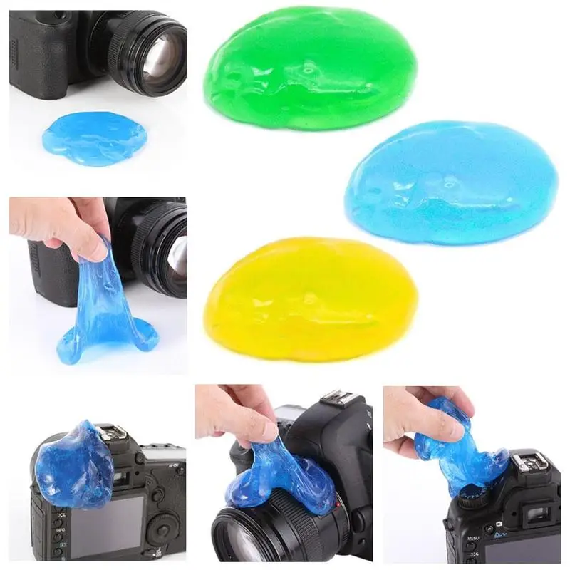 

1Pc Soft Sticky Dust Cleaning Slimy Gel Clean Mud Keyboard Camera Cleaner For DSLR For Computer Keyboard