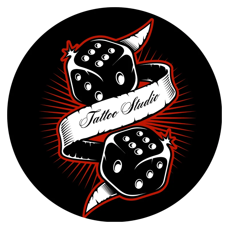 

Luck dice tattoo style dice car motorcycle stickers decal #725