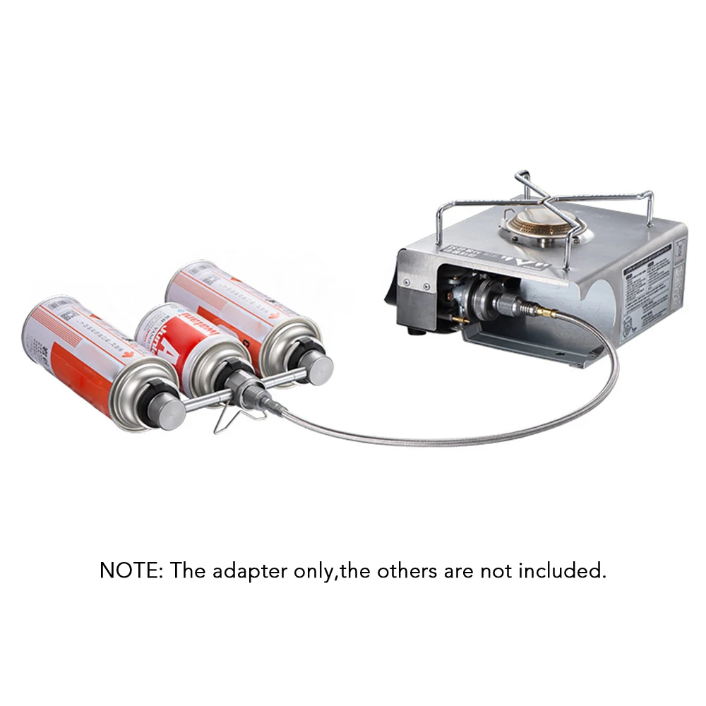 3 In 1 Butane Adapter with Extension Hose Split Type Furnace Gas Cartridge Head Conversion Nozzle Bottle | Спорт и развлечения