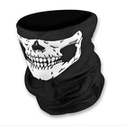 Многофункциональный Головной шарф с призраком, черепом, шейный обогреватель, бандана на Хэллоуин, повязка на голову, шейный платок, волшебный головной шрам, подарки на Хэллоуин