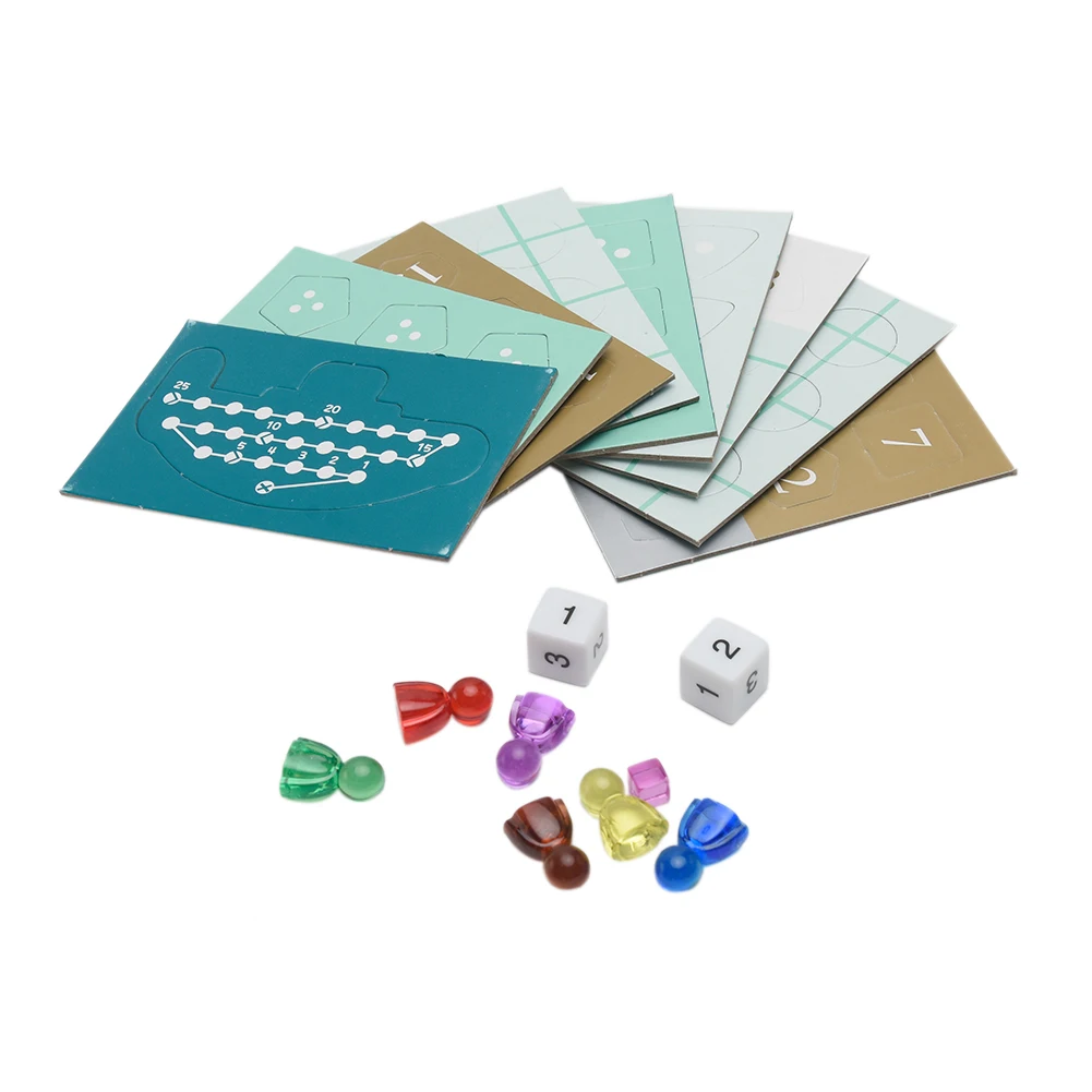 Для детей от 3 до 6 игроков Настольная игра комплект Забавный с кубиками