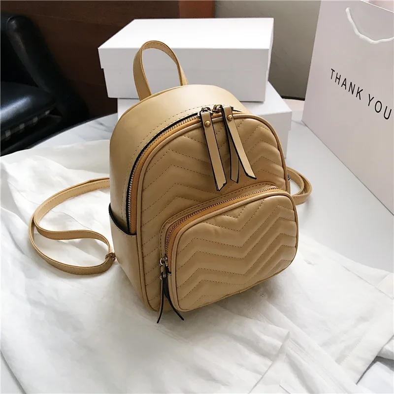 New European And American Classic Rhombus Small Backpack Casual Wild StorageBag Travel bag backpackStudent Handbag | Багаж и сумки